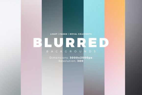 30 Blurred Backgrounds + Gradients: A Design Asset That Works Harder