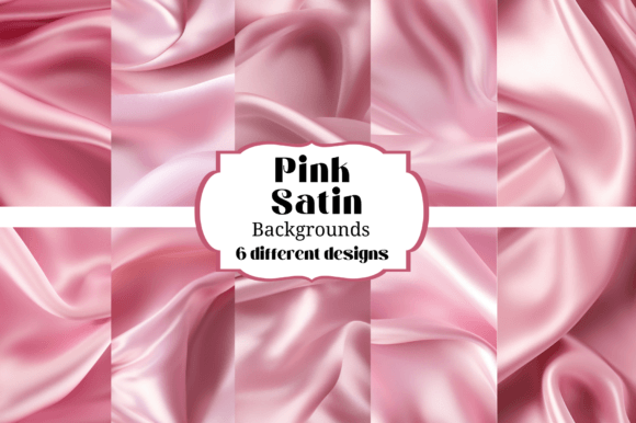 6 Pretty Pink Satin Backgrounds for Digital Craft Projects