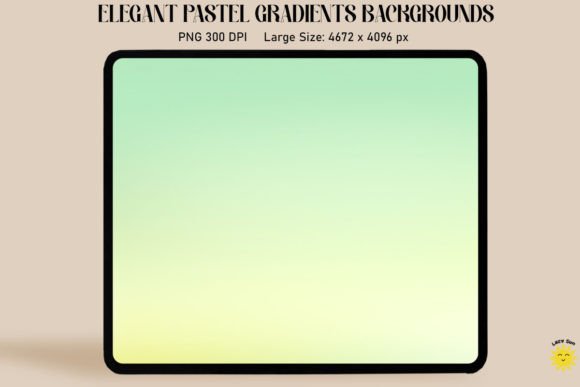 Green Yellow Pastel Gradient Backgrounds: A Guide for Creatives