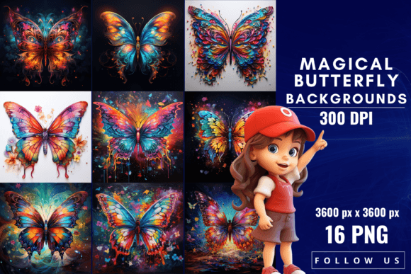 Magical Butterfly Backgrounds: Elevate Your Visuals