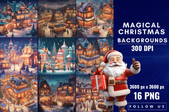 Magical Christmas Backgrounds: A Designer's Festive Toolkit