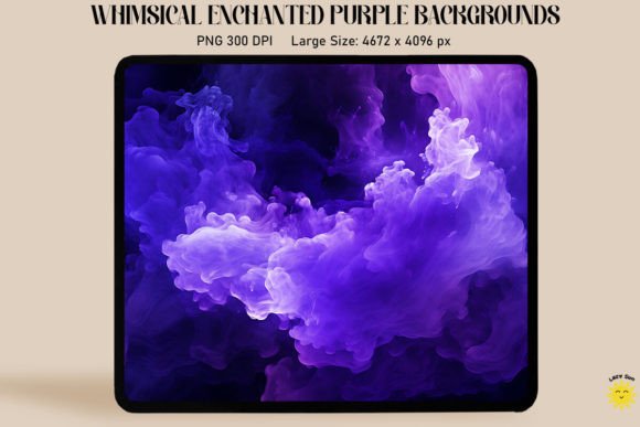 Magical Purple Nebulous Backgrounds: Elevate Your Designs