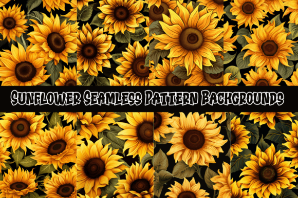Sunflower Seamless Pattern Backgrounds: A Designer's Guide