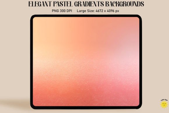 Warm Up Your Designs with Coral Orange Pastel Gradient Backgrounds